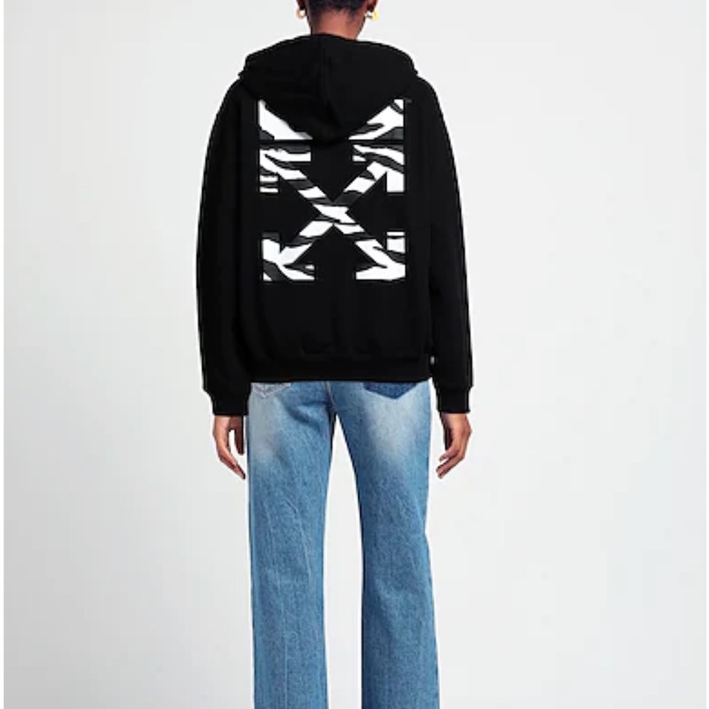 NEW Off-White Zebra Arrow Hoodie - Picture 3 of 9